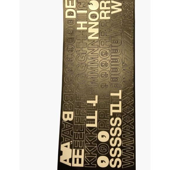Black Adhesive Vinyl Letters Numbers Indoor Outdoor Mailbox Labels Poster Sign - Picture 9 of 11